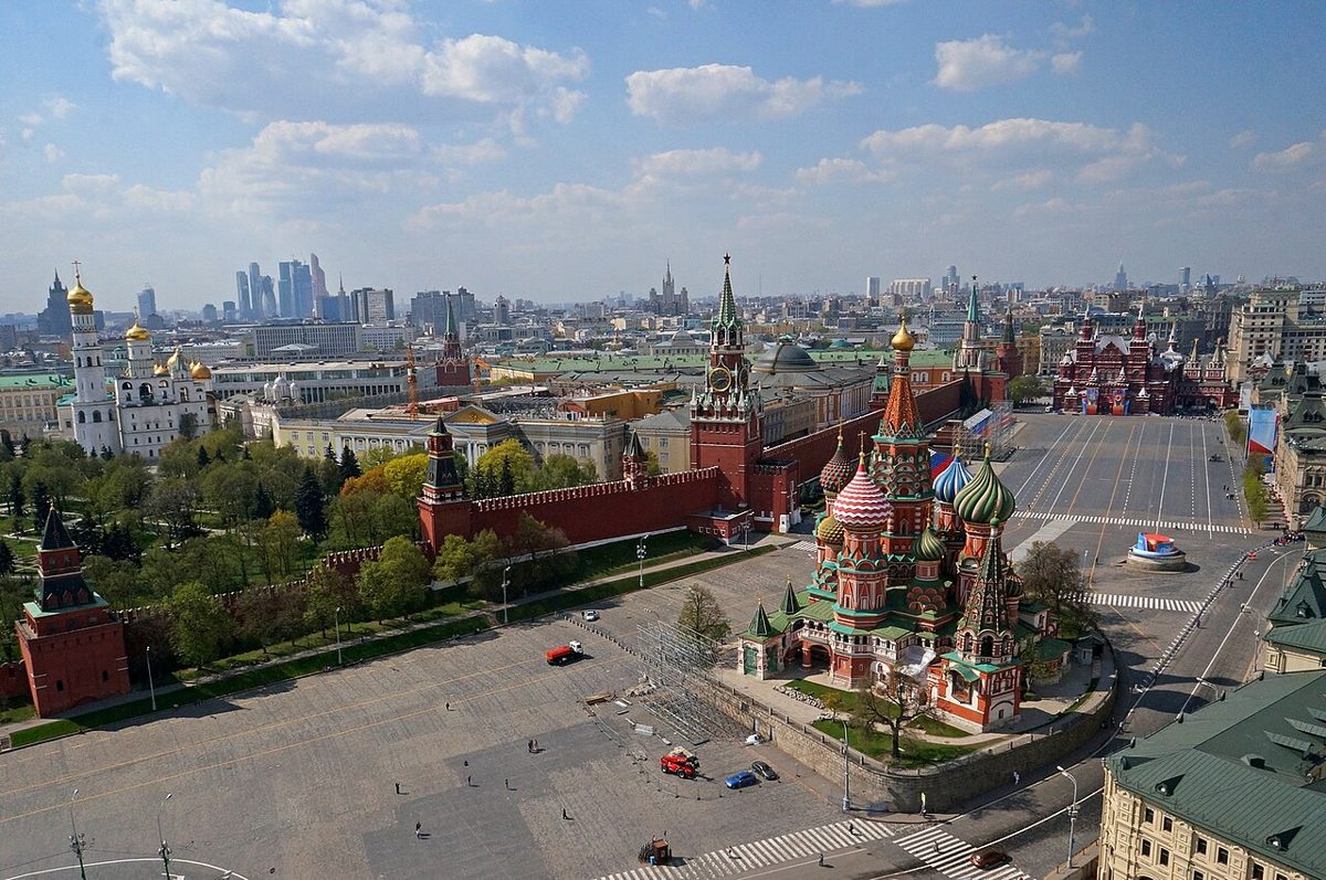 The Kremlin and Red Square, Moscow.